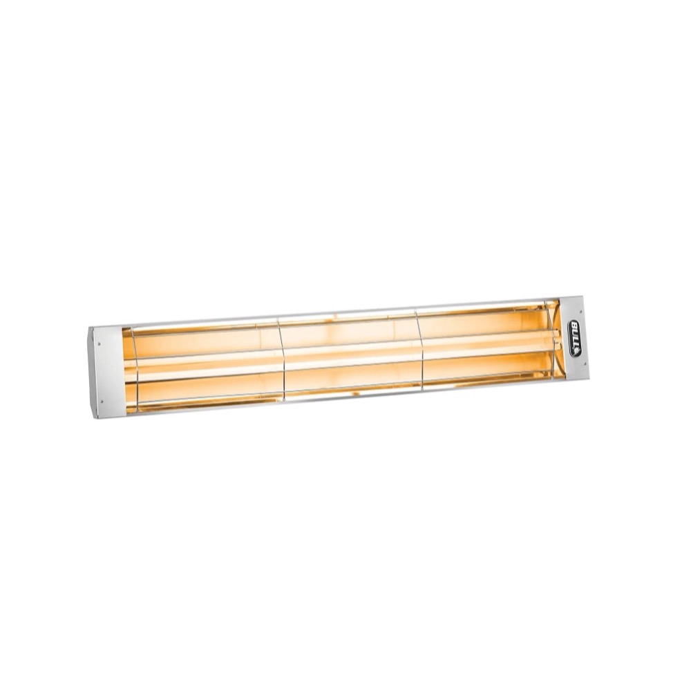 Bull Power Warm 48 Inch 5000 Watt Dual Element Electric Infrared Dual Mount Outdoor Patio Heater   240V