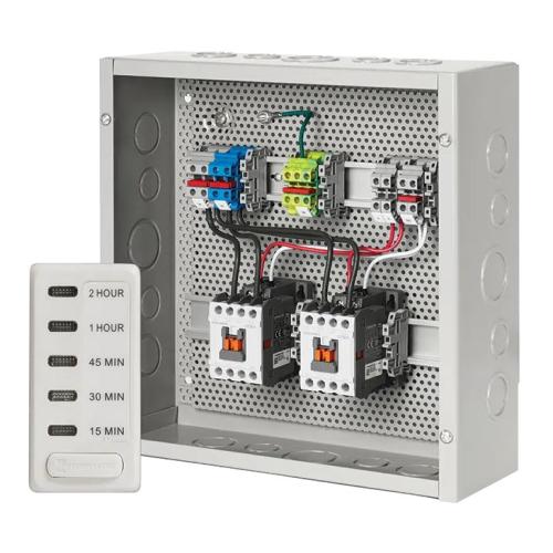 Bull Dual Heater Contactor Panel with Digital Timer for Electric Patio Heaters