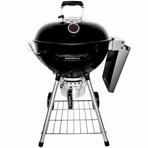 SNS Grills Slow N Sear 22 Inch Original Charcoal Kettle Grill  and  Smoker