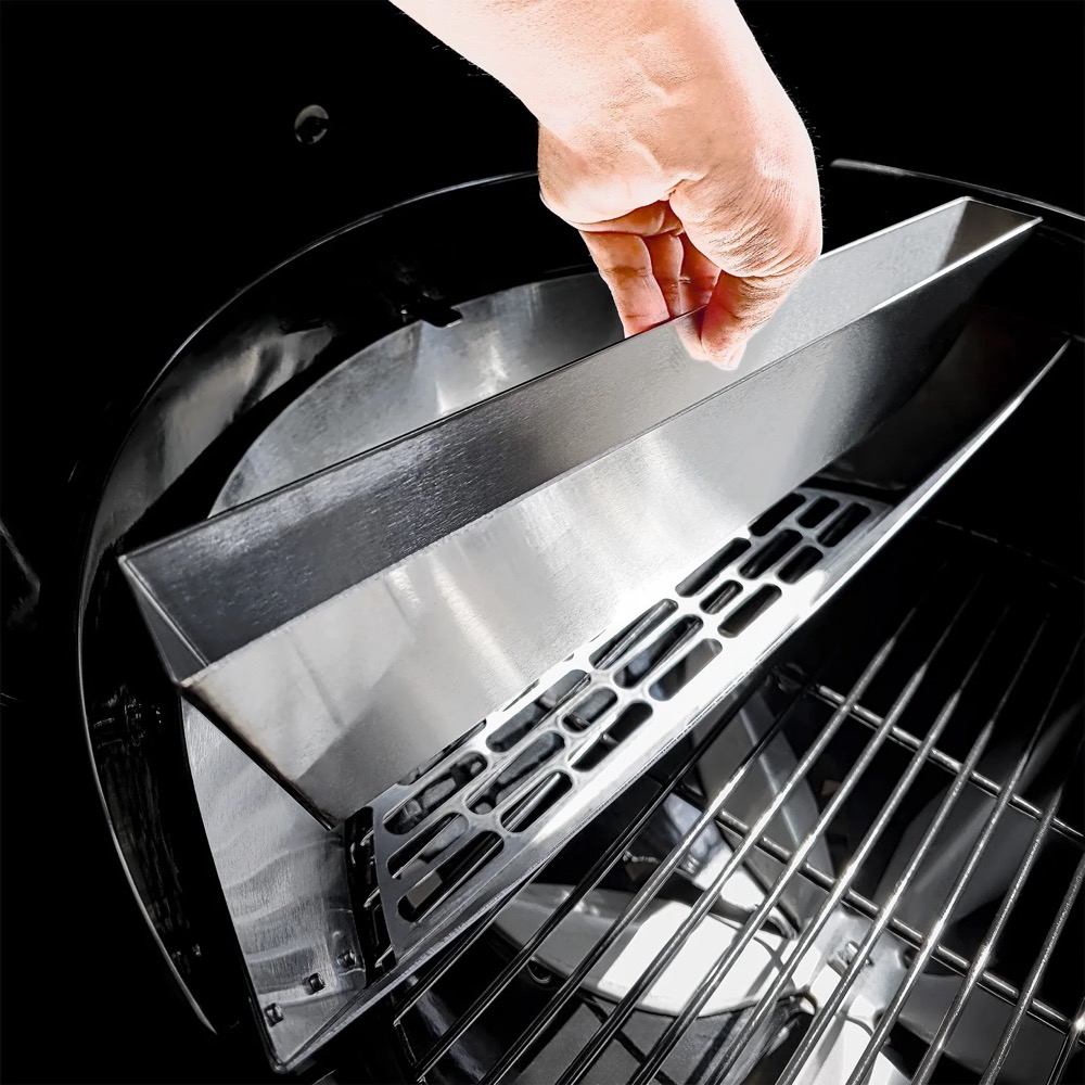 SNS Grills Slow N Sear 22 Inch Original Charcoal Kettle Grill  and  Smoker