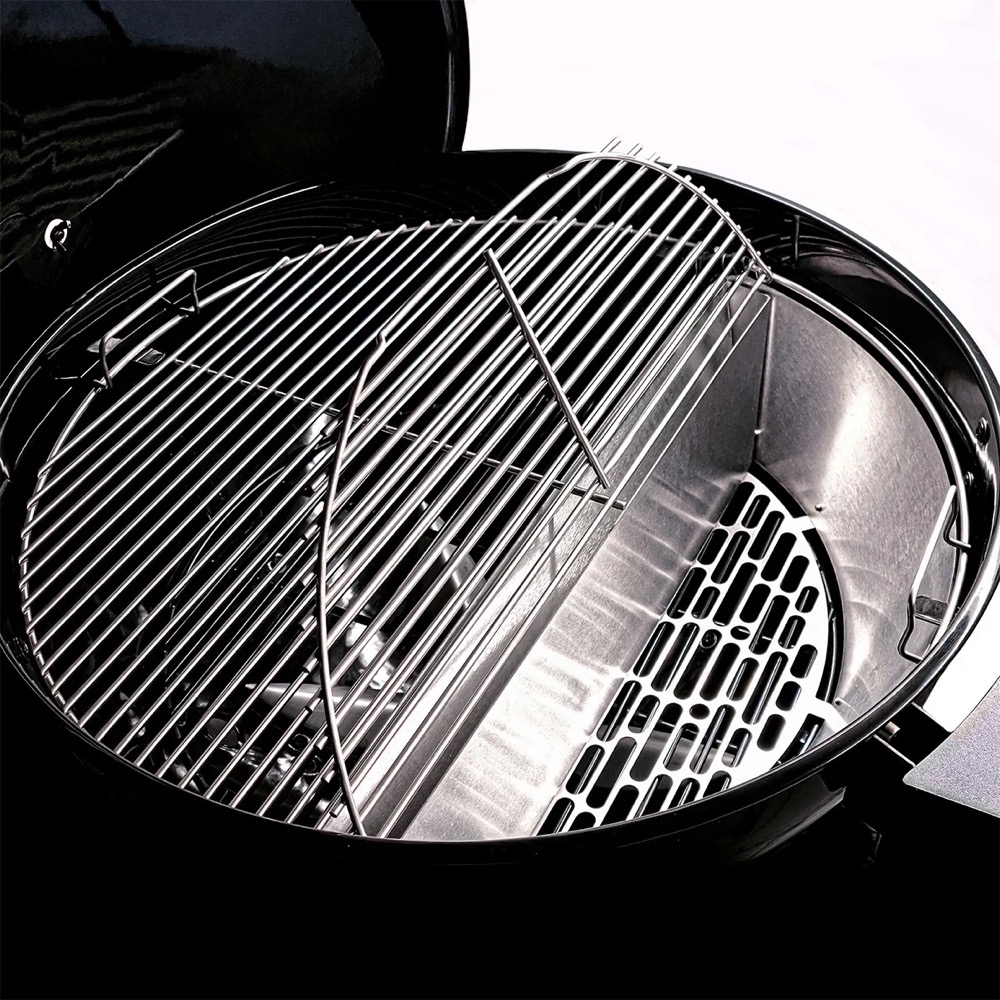 SNS Grills Slow N Sear 22 Inch Original Charcoal Kettle Grill  and  Smoker