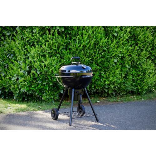SNS Grills Slow N Sear 22 Inch Black Edition Charcoal Kettle Grill  and  Smoker