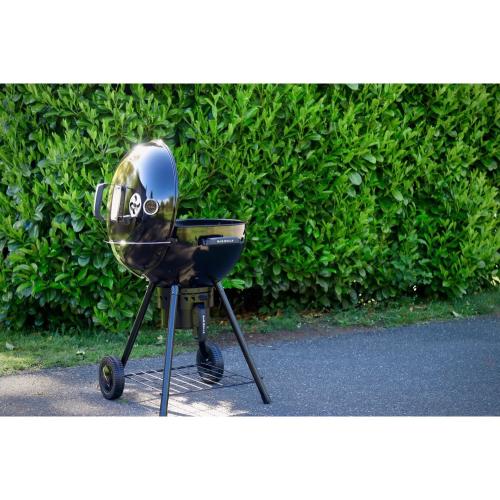 SNS Grills Slow N Sear 22 Inch Black Edition Charcoal Kettle Grill  and  Smoker