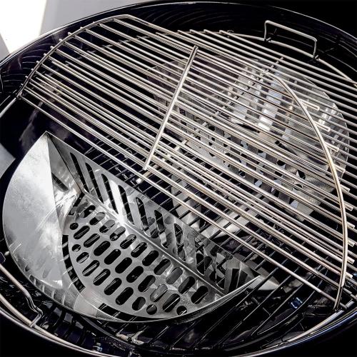 SNS Grills Slow N Sear 22 Inch Black Edition Charcoal Kettle Grill  and  Smoker