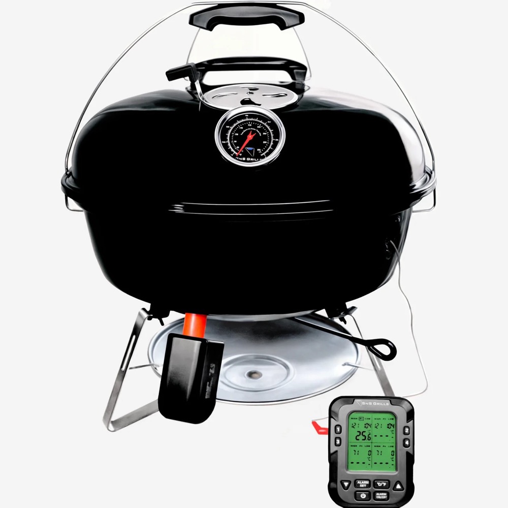 SNS Grills Home N Roam 18 Inch Travel Charcoal Kettle Grill