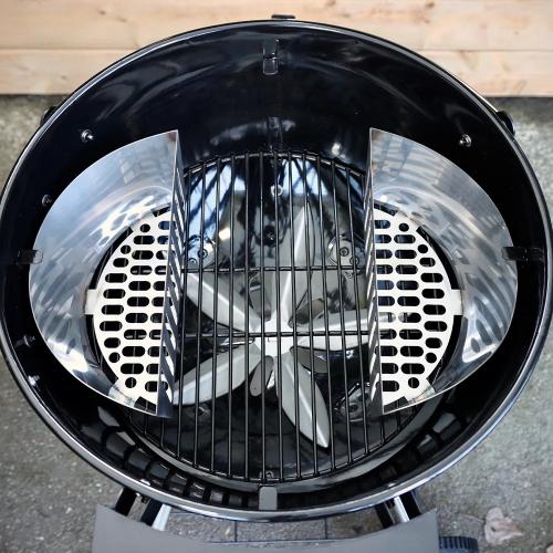 SNS Grills Slow N Sear FireBaskets 2 in 1 Charcoal Baskets and Water Pan