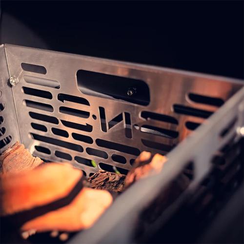 SNS Grills Slow N Sear Offset Smoker Charcoal Basket  Water Wall Moveable Grill Water Reservoir Pan