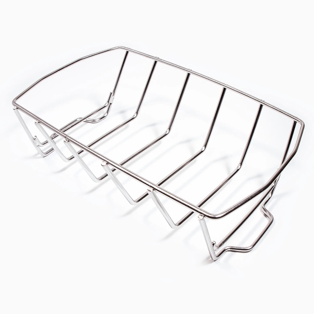 SNS Grills Stainless Steel Rib N Roast Rack