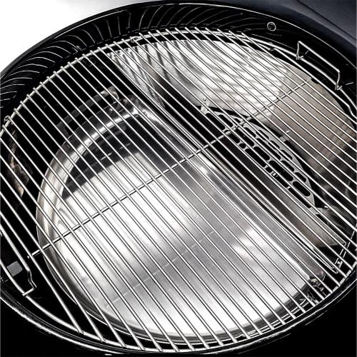 SNS Grills 22 Inch Stainless Steel Drip N Griddle Pan   Fits 26 Inch Weber Summit Charcoal Grills