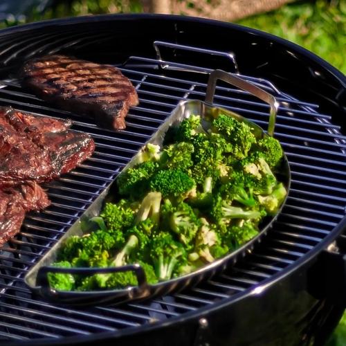 SNS Grills Drip N Griddle Pan for 18 Inch Home N Roam Travel Kettle