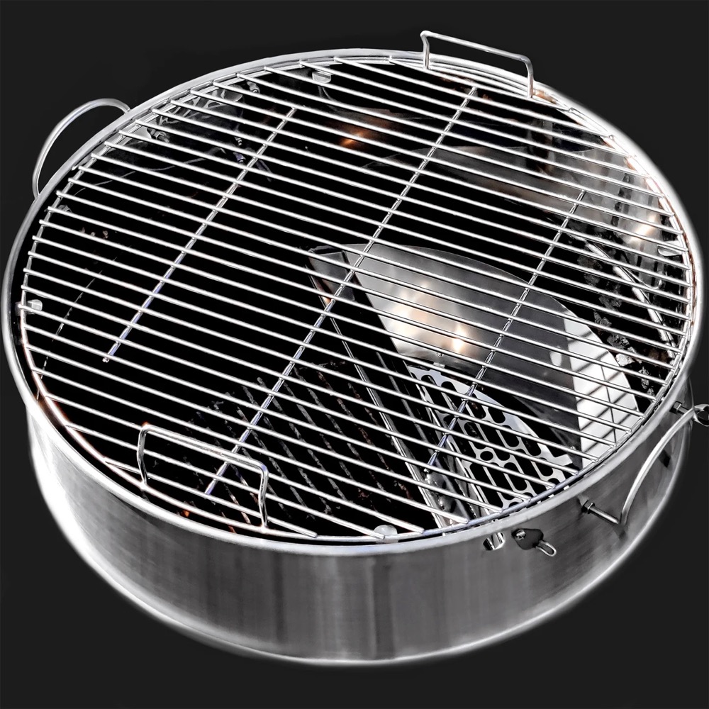 SNS Grills Slow N Sear Kettle Ring Rotisserie Grate for Rotisserie Kit