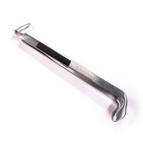 SNS Grills Rubber Handle Stainless Steel Charcoal Cherry Picker Tool
