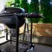 SNS Grills Rubber Handle Stainless Steel Charcoal Cherry Picker Tool