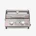 Monument Grills 2 Burner Stainless Steel Tabletop Propane Gas Grill with Clear View Lid