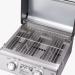 Monument Grills 2 Burner Stainless Steel Tabletop Propane Gas Grill with Clear View Lid