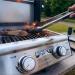Monument Grills 2 Burner Stainless Steel Tabletop Propane Gas Grill with Clear View Lid