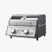 Monument Grills 2 Burner Stainless Steel Tabletop Propane Gas Grill with Clear View Lid