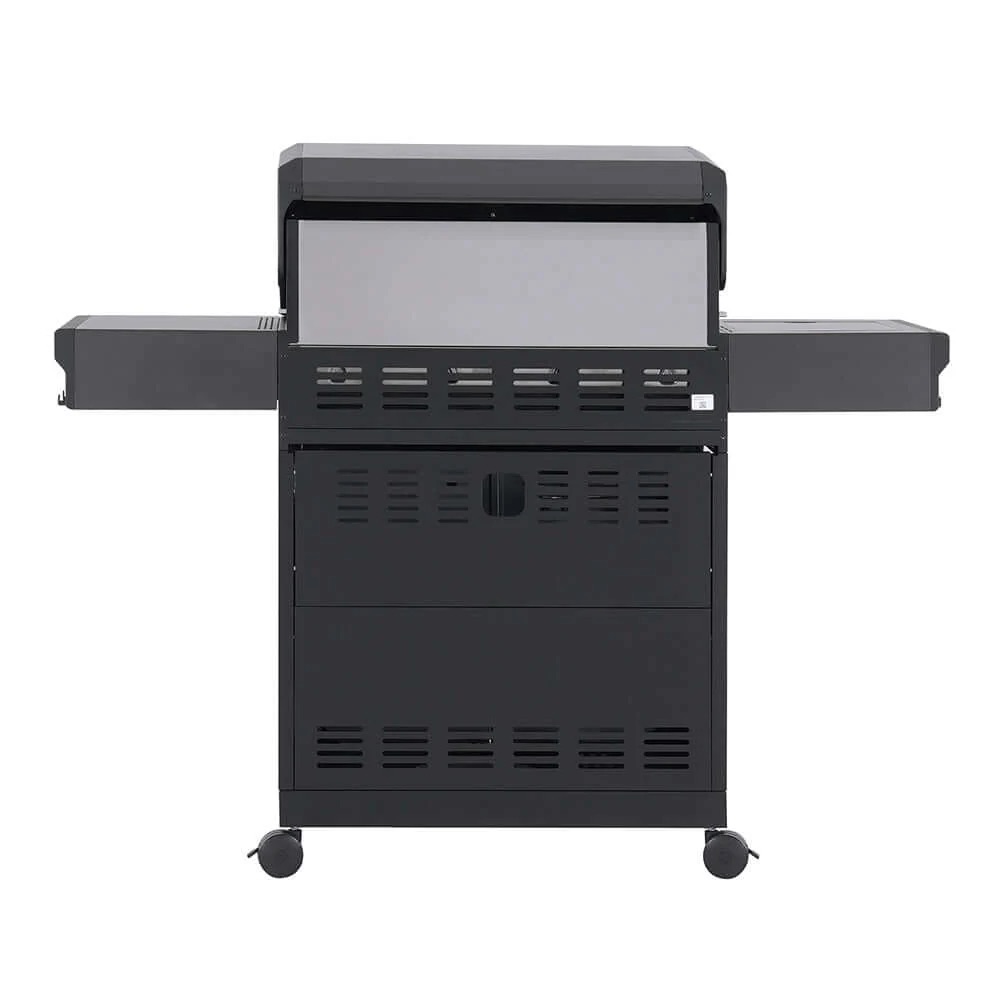 Monument Grills Eminence 425 4 Burner Freestanding Propane Gas Grill with Side Burner