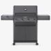 Monument Grills Eminence 425 4 Burner Freestanding Propane Gas Grill with Side Burner