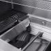 Monument Grills Eminence 405 4 Burner Freestanding Stainless Steel Propane Gas Grill with Infrared Sear Station Clear View Lid  and  LED Controls
