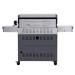 Monument Grills Eminence 605 6 Burner Freestanding Stainless Steel Propane Gas Grill with Infrared Rear Burner Sear Station  and  LED Controls