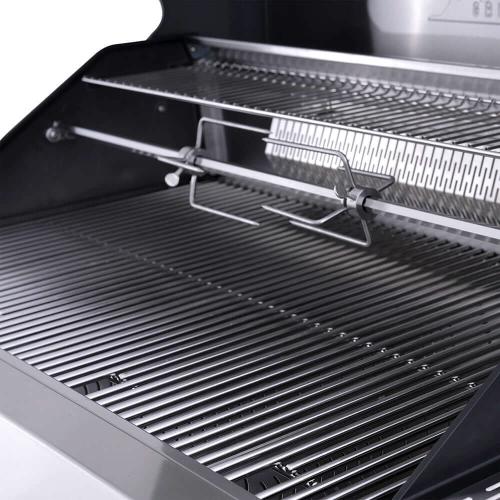 Monument Grills Eminence 605 6 Burner Freestanding Stainless Steel Propane Gas Grill with Infrared Rear Burner Sear Station  and  LED Controls