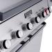 Monument Grills Eminence 605 6 Burner Freestanding Stainless Steel Propane Gas Grill with Infrared Rear Burner Sear Station  and  LED Controls