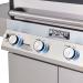 Monument Grills Denali 405 4 Burner Freestanding Smart Tech Stainless Steel Propane Gas Grill with Side Burner Clear View Lid  and  LED Controls