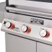Monument Grills Denali 405 4 Burner Freestanding Smart Tech Stainless Steel Propane Gas Grill with Side Burner Clear View Lid  and  LED Controls
