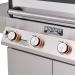 Monument Grills Denali 405 4 Burner Freestanding Smart Tech Stainless Steel Propane Gas Grill with Side Burner Clear View Lid  and  LED Controls