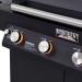 Monument Grills Denali 425 4 Burner Freestanding Smart Tech Propane Gas Grill with Side Burner Clear View Lid  and  LED Controls