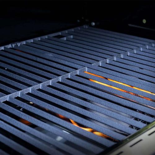 Monument Grills 4 Burner Freestanding Stainless Steel Propane Gas Grill with Side Burner  and  Infrared Sear Station