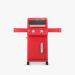 Monument Grills Mesa 200 2 Burner Freestanding Propane Gas Grill with Clear View Lid   Matte Red