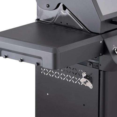 Monument Grills Mesa 220 2 Burner Freestanding Propane Gas Grill with Clear View Lid   Black