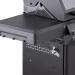 Monument Grills Mesa 220 2 Burner Freestanding Propane Gas Grill with Clear View Lid   Black