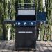 Monument Grills Mesa 325 3 Burner Freestanding Propane Gas Grill with Clear View Lid  and  Side Burner