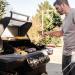 Monument Grills Mesa 325 3 Burner Freestanding Propane Gas Grill with Clear View Lid  and  Side Burner