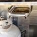Monument Grills Mesa 325 3 Burner Freestanding Propane Gas Grill with Clear View Lid  and  Side Burner