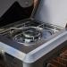 Monument Grills Mesa 415BZ 4 Burner Stainless Steel Freestanding Propane Gas Grill with Clear View Lid Broil Zone  and  Side Burner