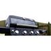 Monument Grills Mesa 425 4 Burner Freestanding Propane Gas Grill with Clear View Lid  and  Side Burner   Black