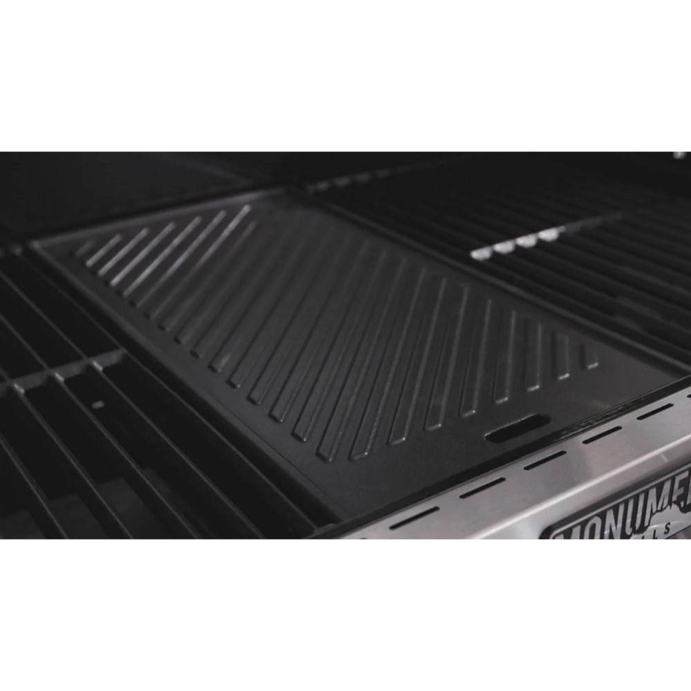 Monument Grills 17 Inch Reversible Cast Iron Cooking Plate