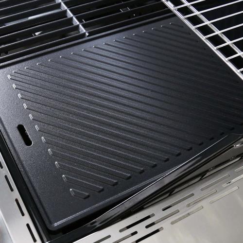 Monument Grills 16 Inch Reversible Cast Iron Cooking Plate