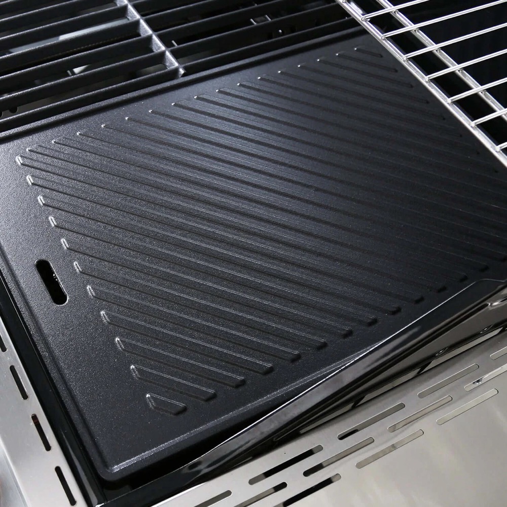 Monument Grills 16 Inch Reversible Cast Iron Cooking Plate