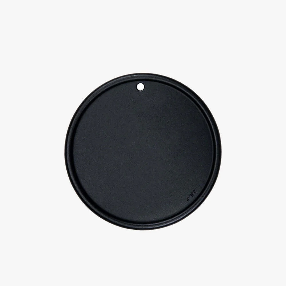 Monument Grills 12 Inch Round Reversible Cast Iron Cooking Plate