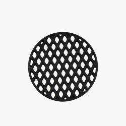 Monument Grills 12 Inch Round Cast Iron Diamond Grid Grill Grate 01250