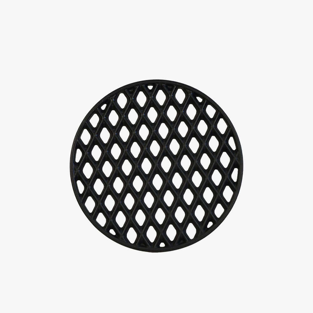 Monument Grills 12 Inch Round Cast Iron Diamond Grid Grill Grate