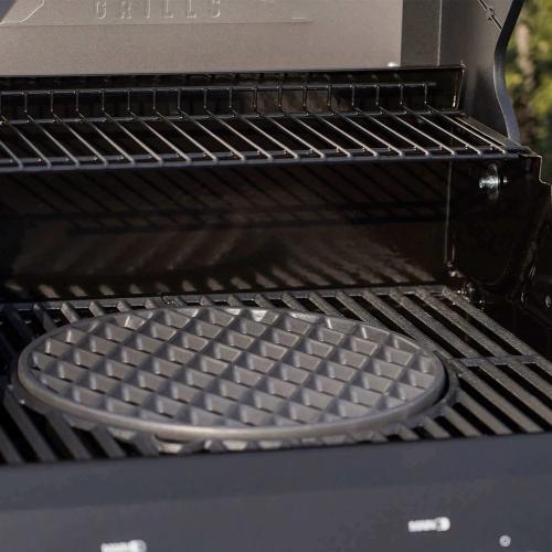 Monument Grills 12 Inch Round Cast Iron Diamond Grid Grill Grate