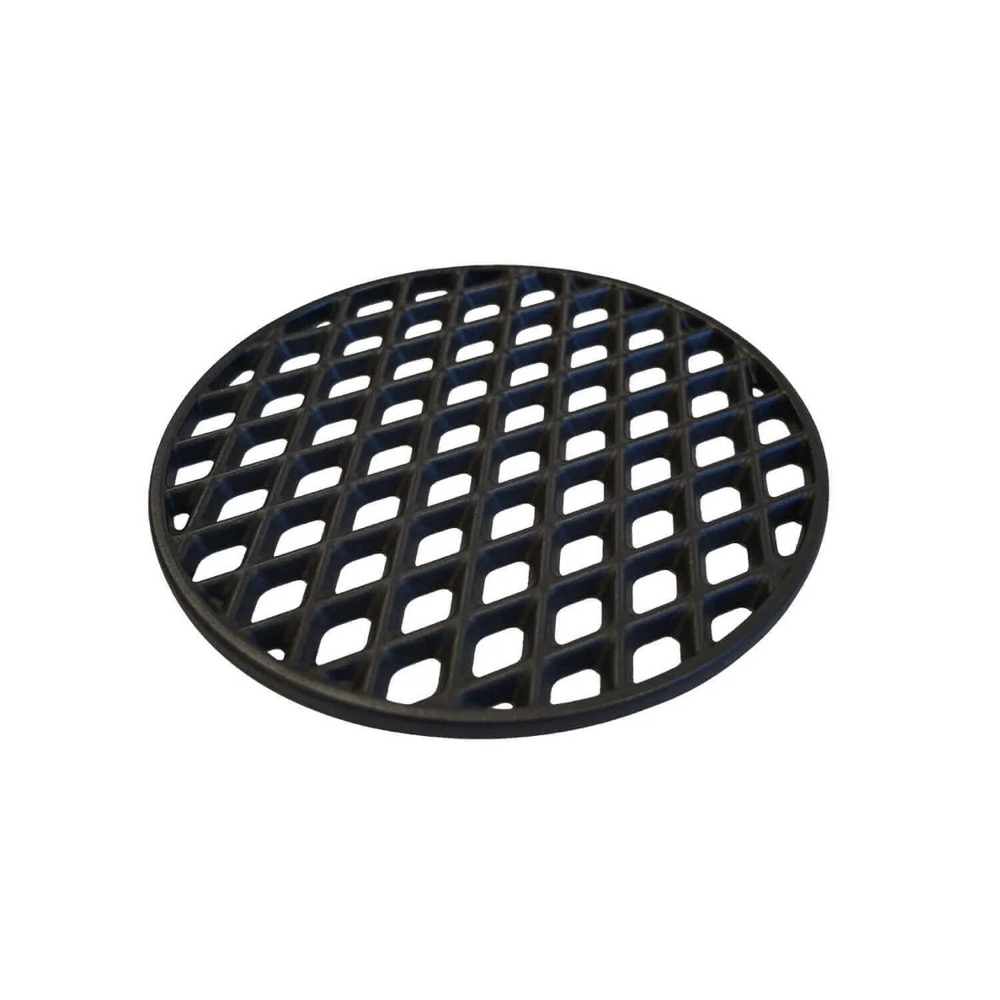 Monument Grills 12 Inch Round Cast Iron Diamond Grid Grill Grate