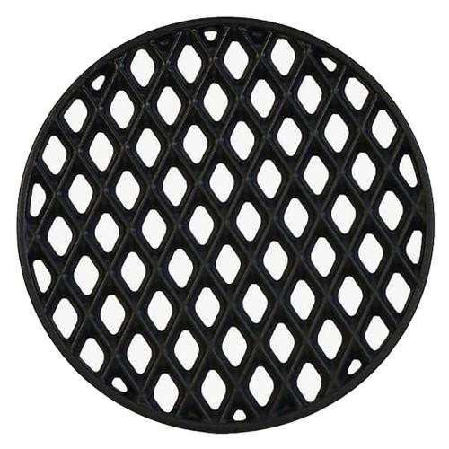 Monument Grills 12 Inch Round Cast Iron Diamond Grid Grill Grate