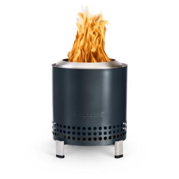 Solo Stove Mesa XL 7 Inch Round Stainless Steel Wood Burning Tabletop Fire Pit Gunmetal 1350